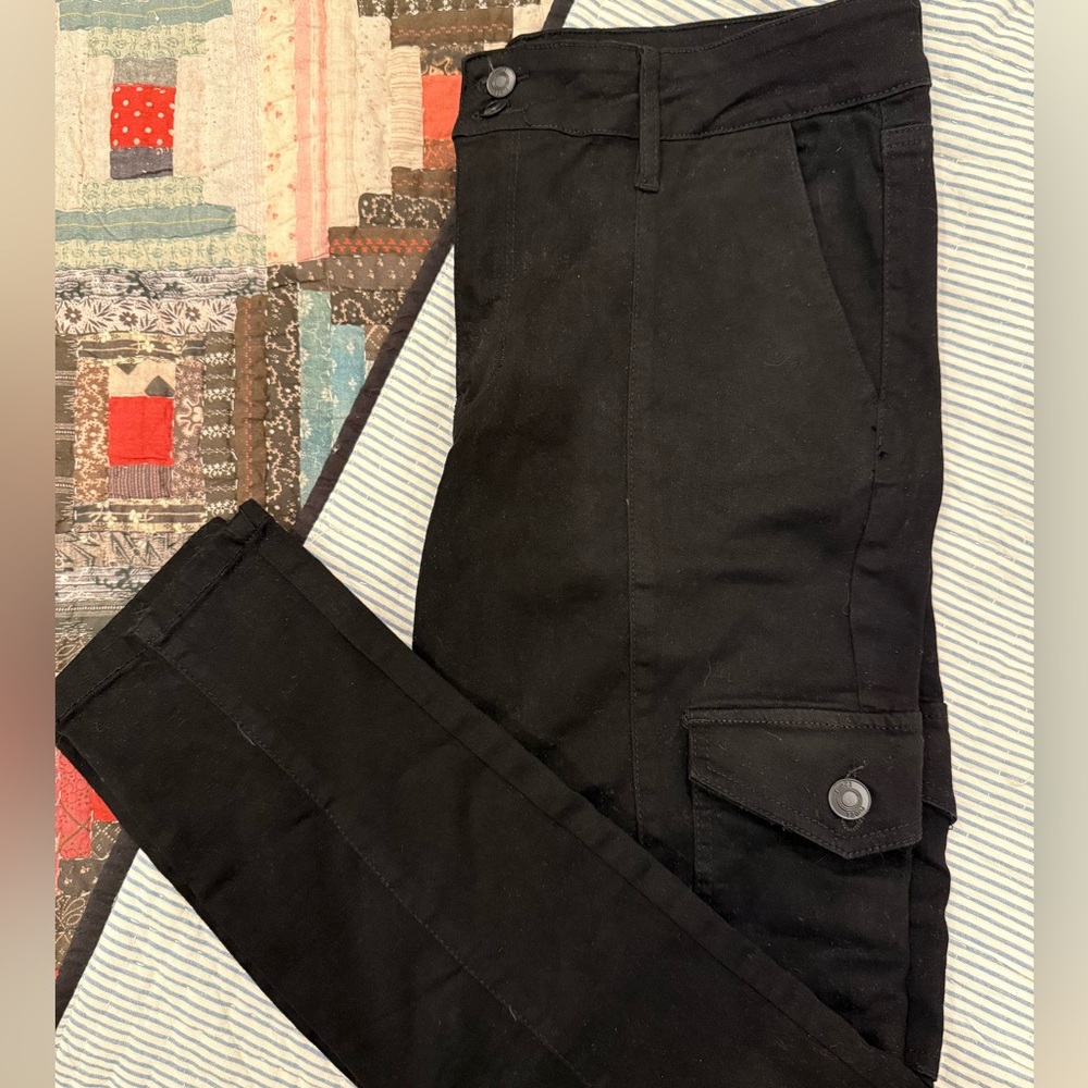 Rue21 Black Cargo Skinny Jeans